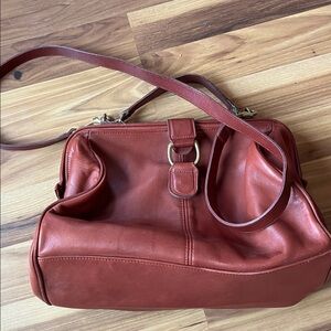 Coach Rich Brown Leather Satchel